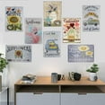 thumbnail image 5 of Butterfly Bird Garden Sunflowers Shine on Vintage Tin Bar Sign Country Farm Kitchen Wall Home Decor Art Signs Gift for Friend 8X12Inch, 5 of 7