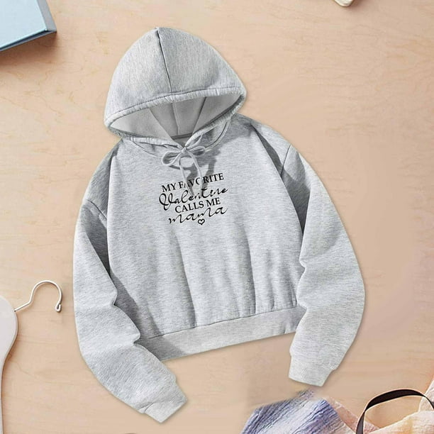 Sudaderas con capucha informales para mujer ropa de gimnasio para mujer Tops sudadera para oficina uso diario trabajo senoras SG Bodega Aurrera en linea