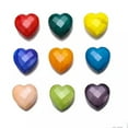 thumbnail image 4 of U8MO 10pcs 16mm Heart Shape Faceted Opaque Glass Loose Beads for Jewelry Making-Gray, 4 of 6