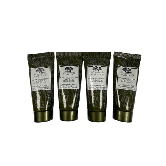 Origins Dr. Andrew Weil Mega-Mushroom Relief & Resilience Soothing Face Mask 0.5 Fl. Oz 4 Pack