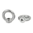 thumbnail image 2 of M4 Thread Dia 304 Stainless Steel Ring Shape Eyed Bolt Lifting Eye Nut 8Pcs, 2 of 5