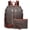 Brown, variant on Backpack Purse for Women Vegan Leather Travel Backpack with Wristlet, Designer Convertible Shoulder Bag Satchel Handbag, Lightweight Fashion Backpack with Wide Strap, Brown