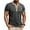 Dark Gray, variant on Wancir Mens Shirts Clearance Sale Man Casual Solid-Color Button Pocket Raglan-Sleeve Short Sleeve Turndown Collar Blouses Shirt