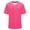 Hot Pink, variant on TKLPEHG Womens Short Sleeve Tops Button Down Baseball Jersey T-Shirt Casual Solid Color Short Sleeve Top Hot Pink,M