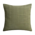 thumbnail image 2 of Ohmyroo Linen Style Checked Cushion Cover 17.71 Inch Bohemian Sofa Decor, 2 of 6