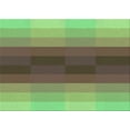 thumbnail image 1 of Ahgly Company Indoor Rectangle Patterned Green Snake Green Area Rugs, 7' x 10', 1 of 6