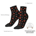 thumbnail image 4 of Goofa Poker Creative Symbols Pattern Non Slip Socks with Grips for Elderly, Crew Socks Yoga Hospital Socks Cushioned Sole Gripper Socks for Men Women, 4 of 5