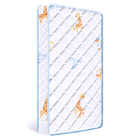Breathable Baby Crib & Toddler Mattress, Firm and Soft Support, Skin-Friendly & Hypoallergenic Fabric, Fits Standard Cribs & Toddler Beds - 52x27.6x5 inch
