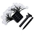 thumbnail image 4 of Morttic 2 Pack Solar String Lights Outdoor, 30LED 21FT Fairy Crystal Ball String Lights, 8 Modes Solar Powered Globe String Lights Waterproof for Garden, Patio, Yard, Fence, Party, Wedding, Christmas, 4 of 11