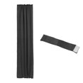 thumbnail image 1 of Unique Bargains Rideau Occultant pour Porte, 25 Pieds L x 72 Pieds L Rideau de Porte pour Fenêtre Française 1 Panneau, Noir, 1 of 7