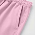 thumbnail image 4 of TEAJOPSUU Summer Plus Size Shorts for Women Drawstring Elastic Waist Bermuda Shorts with Pockets Casual Solid Daily Shorts Pink, 4 of 9