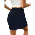 thumbnail image 5 of Sweet Hearts Bodycon Black Mini Skirt for Women- High Waist Womens Skirt Made in USA, 5 of 5