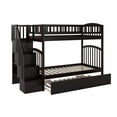 Westbrook Staircase Bunk Twin over Twin with Twin Size Urban Trundle