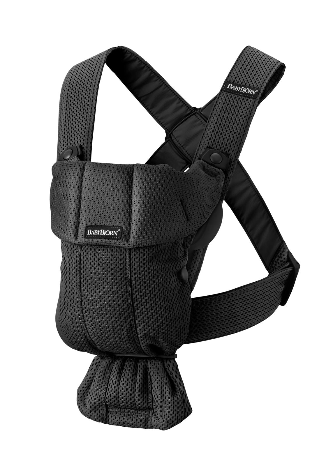 BabyBjorn Baby Carrier Mini 3D Mesh 2-Position Black, One Size