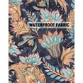 thumbnail image 5 of Pack of 2 Outdoor Pillow Covers, Indian Traditional Paisley Floral Pattern Waterproof Square Throw Pillowcase Cushion Decorative Pillow Covers for Couch Patio Tent, 20x20 in, 5 of 6