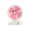 🍒 Pink_New#3810, variant on Portable DesktopUSB Rechargeable – 3 Speed Small Personal , Handheld or Tabletop, Quiet Mini , Gray/Pink/Purple, 500mAh Battery