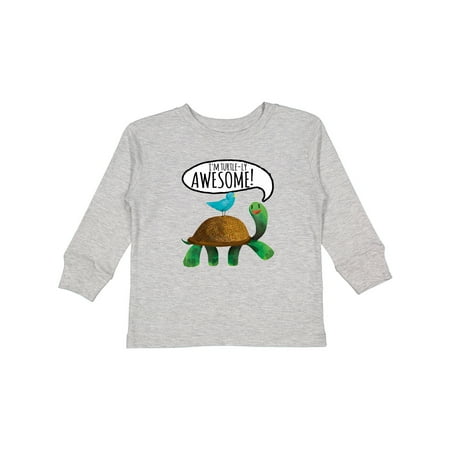 

Inktastic Turtle-ly Awesome Gift Toddler Boy or Toddler Girl Long Sleeve T-Shirt