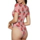 thumbnail image 2 of Balery Strawberries Body de cuello redondo de manga corta para mujer Tops de manga corta Tops básicos-Large, 2 of 7