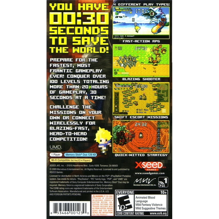 Half-Minute Hero - Sony PSP - Walmart.com
