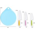 thumbnail image 3 of Utensilios De Cocina Para Niños Cuchillos Y Tablas De Cortar/Cuchillos De Lechuga Y Ensalada Seguros De Agarre Robusto, 3 Piezas Namotu HMHZ1498, 3 of 5