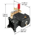 thumbnail image 6 of KFFKFF Power Washer Pump, Triplex Plunger with 1" Shaft, 4200 PSI, 4.2GPM, Substitute Washer Pumps Kit including 5 Nozzles, Suitable for Simpson MorFlex 40224, 40225, 40226, Santoprene, 6 of 9