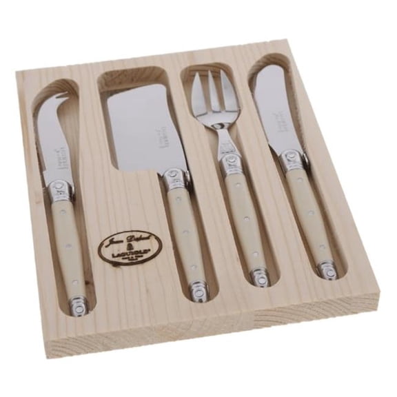 Jean Dubost JD61674.IVO Cheese Set, Ivory - 4 Piece