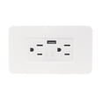 thumbnail image 3 of Naiovety Tuya Wifi Smart US enchufe tira de toma de corriente con 2 salidas 1 puertos USB enchufe de Control remoto inalámbrico funciona con Goole Home Electrodomésticos Naiovety HA005198-00, 3 of 6