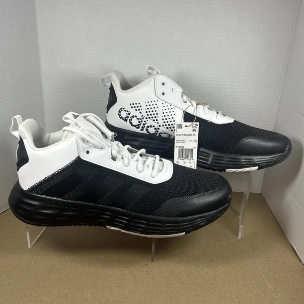 Adi-das Ownthegame 2.0 Men’s Size US 14 Basketball Black White GY9696 New Tag