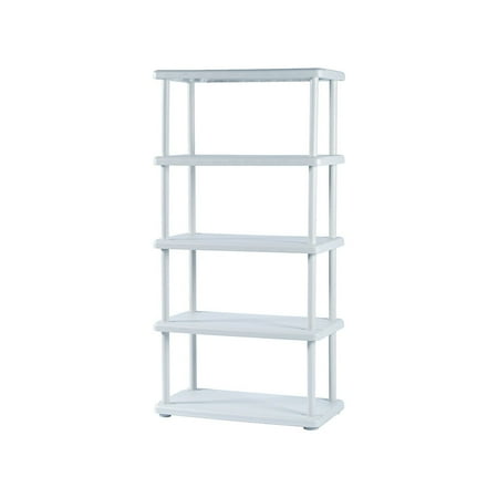 Iceberg Rough 'N Ready 5-Shelf Open Storage Unit, Platinum