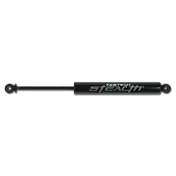 Fabtech Motorsports Shock Absorber FTS6335 Stealth Series; Nitrogen Gas Charged Mono Tube; Limited Lifetime Warranty; Non Adjustable Valving; Without Shock Absorber Boots; Black; Single