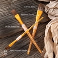 thumbnail image 4 of RCC 230 | Crafter's Choice™ 3pc Synthetic Camel Hair Flat Brush Set, 4 of 8