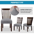 thumbnail image 4 of Seat Covers For Dining Room Chairs Stretch Dining Room Chair Seat Covers Set Of 2, 4 of 8