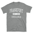 thumbnail image 1 of Frankfort Indiana Classic Established Men's Cotton T-Shirt, 1 of 1