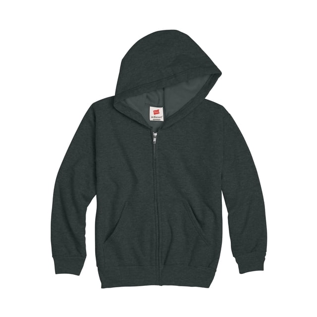 Hanes Enfants Comfortblend EcoSmart Chandail à Capuchon à Fermeture Éclair Intégrale, S, S