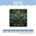 thumbnail image 2 of 10 Inch Wall Clock Battery Operated Square Clock for Office, Kitchen, Outdoor, Living Room,3D Wall Art Beautiful, 2 of 4