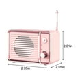 thumbnail image 3 of Giunmcul Holiday Saving DW01 Wireless Bluetooth Audio Outdoor Portable Creative Retro Style Emotional Gift TV Wireless Bluetooth Speaker, 3 of 5