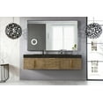 thumbnail image 5 of James Martin Furniture 389-V72D-CFO-G-DGG 72 in. Mercer Island Coffee Oak & Radiant Gold Double Bathroom Vanity with Glossy Dark Gray Solid Surface Top, 5 of 7