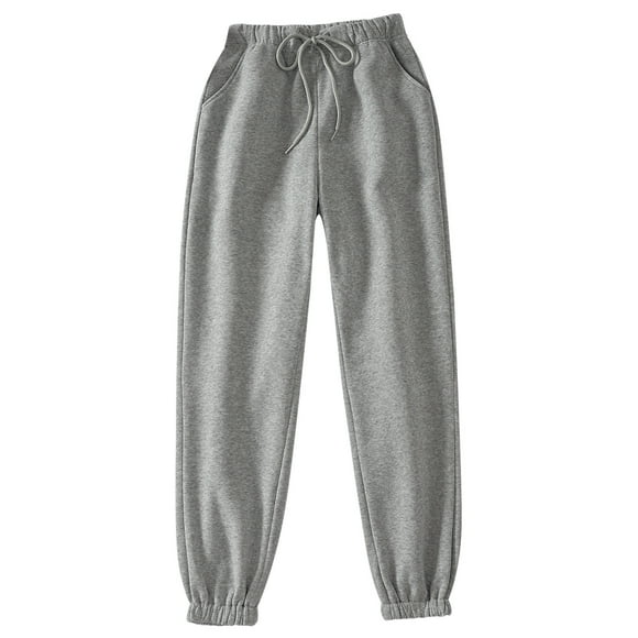 Dark Gray Women Brunch Pants for Women Loose Fit High Cut Straight Leg Basic Winter Fall 2025 Clothing Y2K S