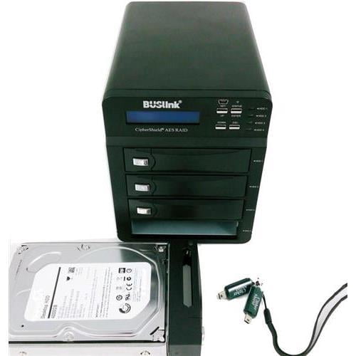 Buslink CipherShield FIPS140-2 USB3.0/eSATA AES 256-bit CS External Drive