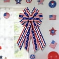 thumbnail image 4 of BVEBJDX Independence Day Decorative Products Patriotic Red White And Blue Bow Decorations Americans Flag Independence Day Decorations, 4 of 6