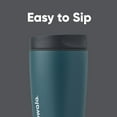 thumbnail image 2 of Vaso de café Owala SmoothSip Slider, aislante, 350 ml, gris y azul, 2 of 5