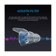 thumbnail image 1 of 2 Pairs High Fidelity Concert Ear Plugs with Fitler, Hearing Protection for DJs, Nightclub, Concert, Motorcycles, 1 of 6