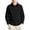 Black-#001, variant on Dweltoz Boys School Uniform Long Sleeve Solid Button Up Top Classic Collared Dress Shirt Back to School Clothes,Blue 6-7Years
