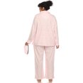 thumbnail image 4 of White Mark Ensemble de Pyjama Trois Pièces pour Femmes avec Boutons, 4 of 6