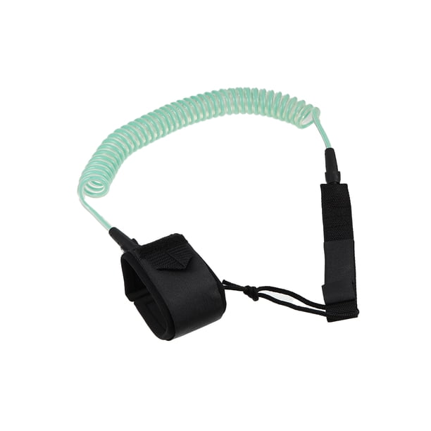 Greeniant Correa para tabla de surf, taladro de acero inoxidable ajustable, equipo deportivo, gran sellado, tobillos, alambre, seguridad, protección de Deportes acuáticos Azul claro Greeniant OD027286-02