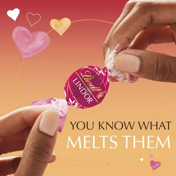 Lindt Lindor Valentine's Cherry Vanilla Truffle Bag - 6oz Limited