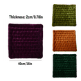 thumbnail image 6 of Monebena Luxury Solid Color Chair Pad Velvet Soft Square Chair Cushion Tufted Indoor Seat Cushion Pillow, 6 of 7