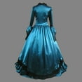 thumbnail image 3 of UPPADA Liquidation Robes d'Invitée de Mariage pour Femmes Hiver Robe à Manches Longues Grande Taille Robe Évasée Robe Maxi de Cocktail pour Femmes Robes de Soirée Ajustées Robe de style Coréen, 3 of 5