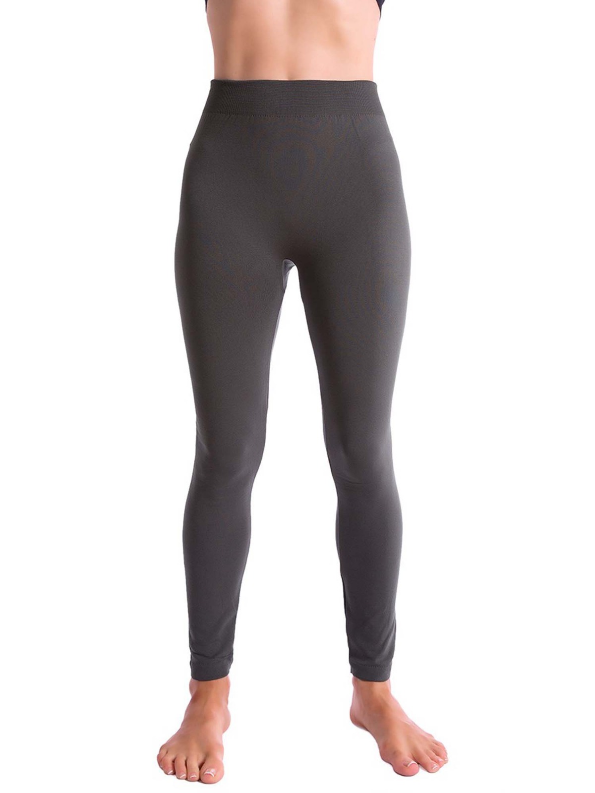 Kuda Moda Women's Fleece Lined Thermal Leggings, 3-Pack photo 5