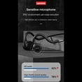 thumbnail image 5 of Lenovo X5 Wireless Bluetooth Headphone, Bone Conduction Earphone with IPX8 Waterproof Level ENC Noise Reduction 8GB Memory Black, 5 of 7